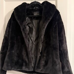 Weatherproof Black Teddy Jacket